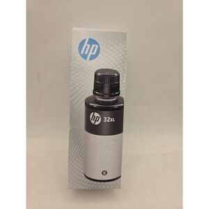 HP 32XL 135-ml Blk Original Ink Bottle, ~6,000 pages, 1VV24AN New Exp 3/26